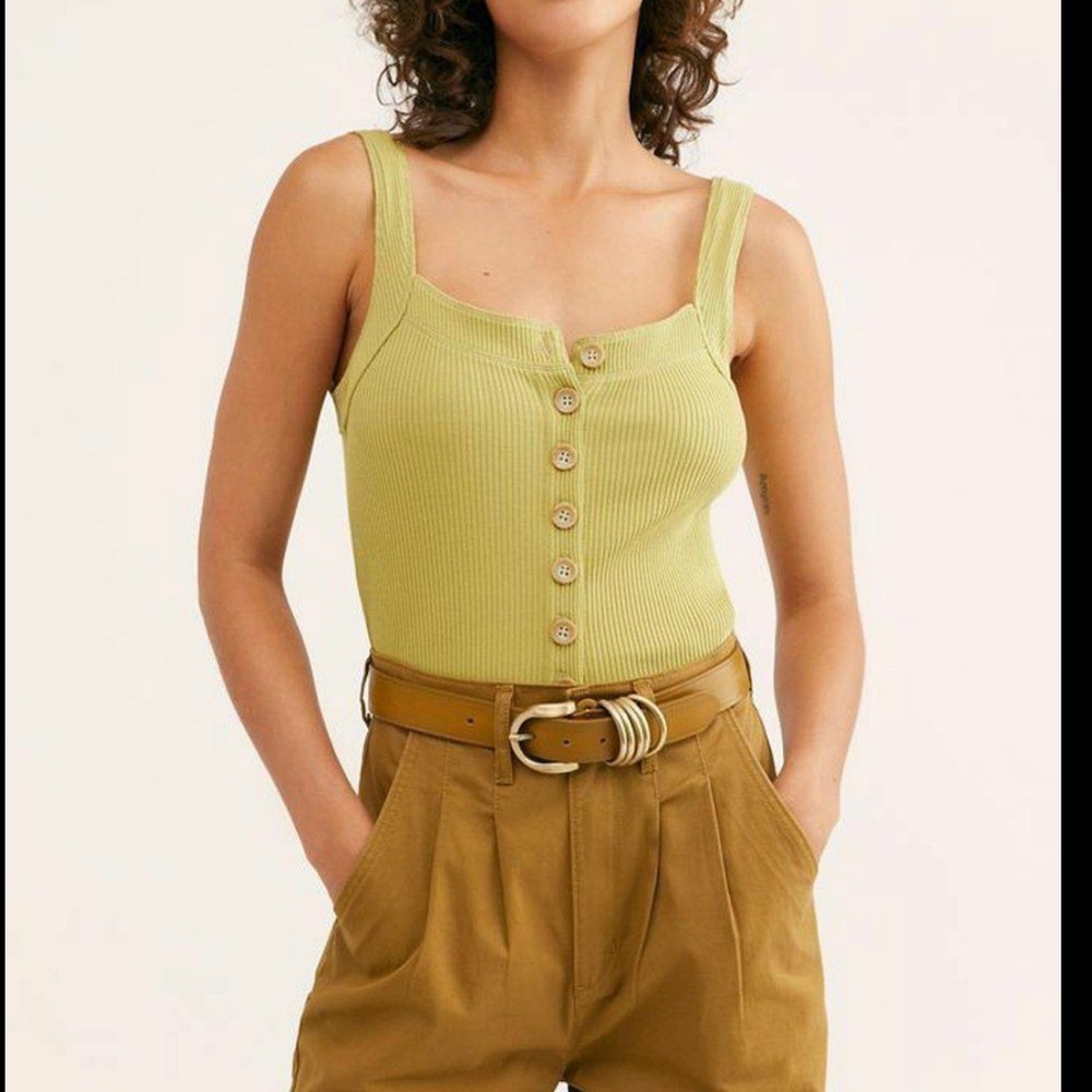 Free People Bridgette Ribbed Tank